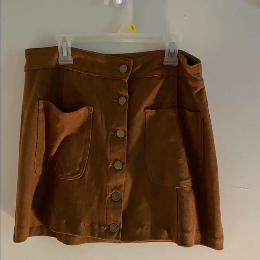 Altar’d State Front Button Skirt